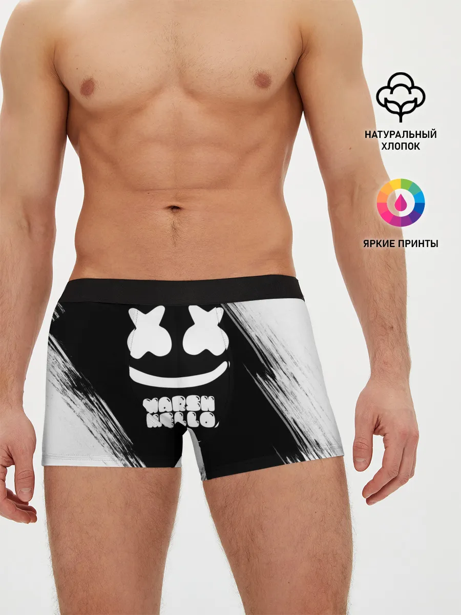 Мужские трусы боксеры / Marshmello 4