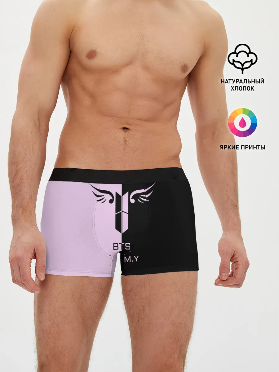 Мужские трусы боксеры / BTS A.R.M.Y