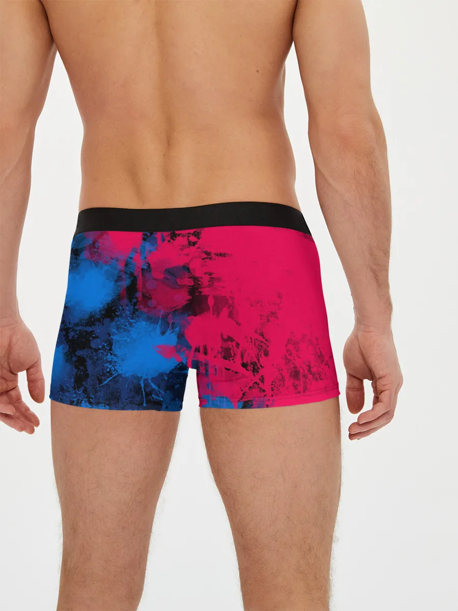 Мужские трусы боксеры / Буря красок