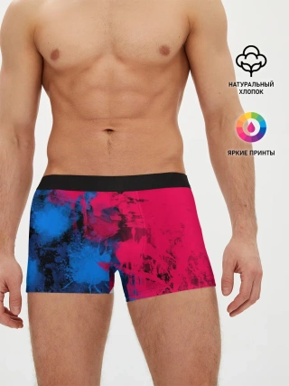 Мужские трусы боксеры / Буря красок