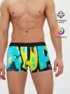 Мужские трусы боксеры / Кислотный арт