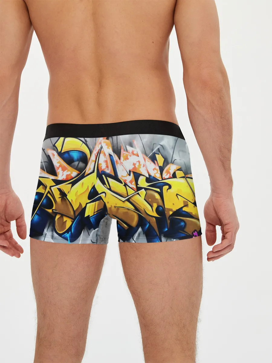 Мужские трусы боксеры / Street art