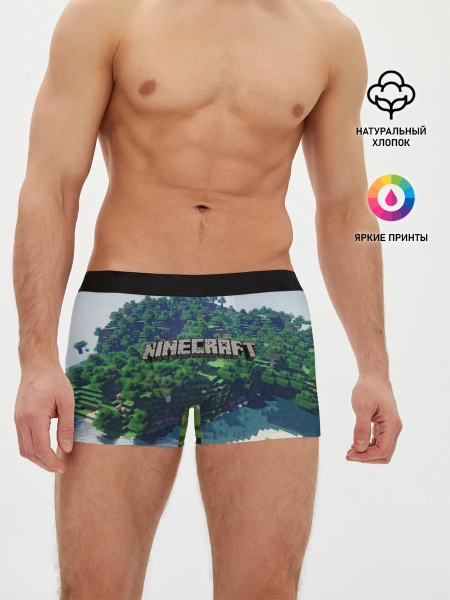 Мужские трусы боксеры / Minecraft