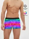 Мужские трусы боксеры / GRAFFITI NEON