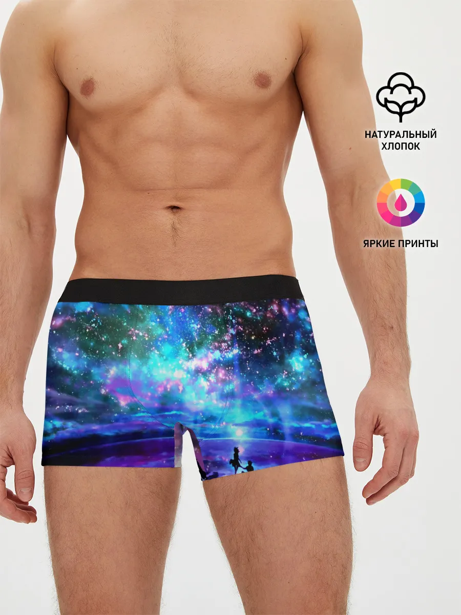 Мужские трусы боксеры / Романтика