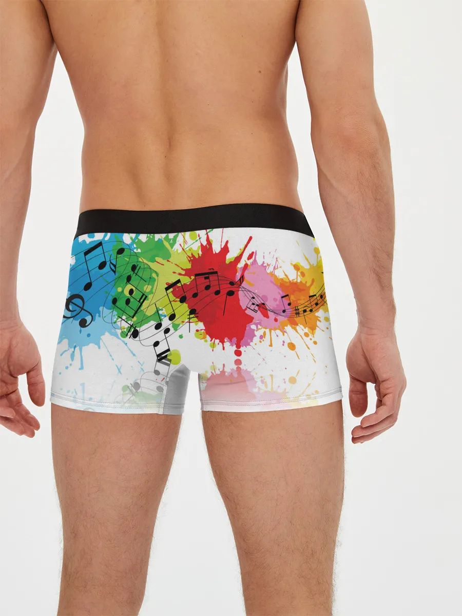 Мужские трусы боксеры / Ноты color