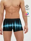 Мужские трусы боксеры / Текстура эквалайзера