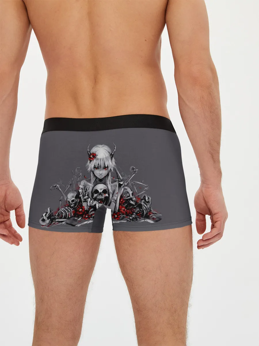 Мужские трусы боксеры / Girl & Death