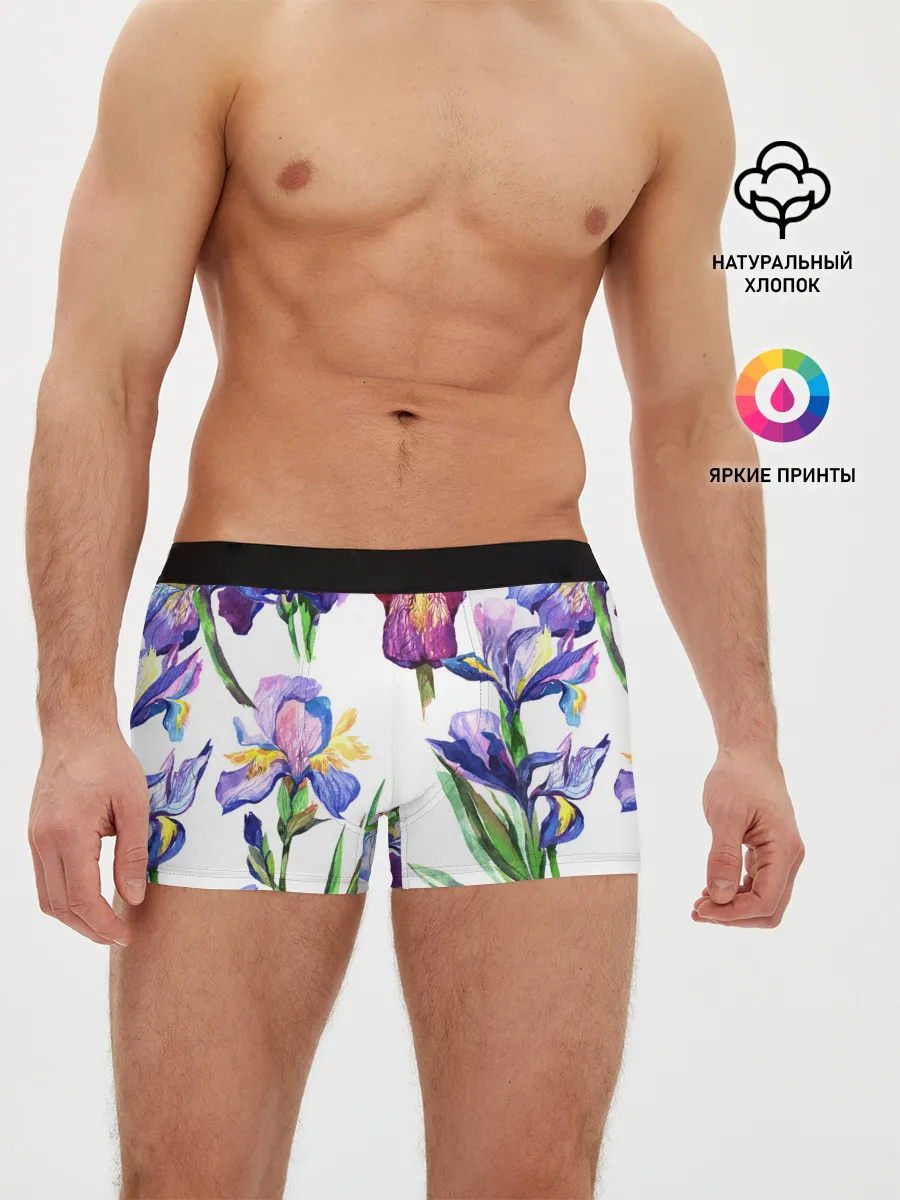 Мужские трусы боксеры / Ирисы