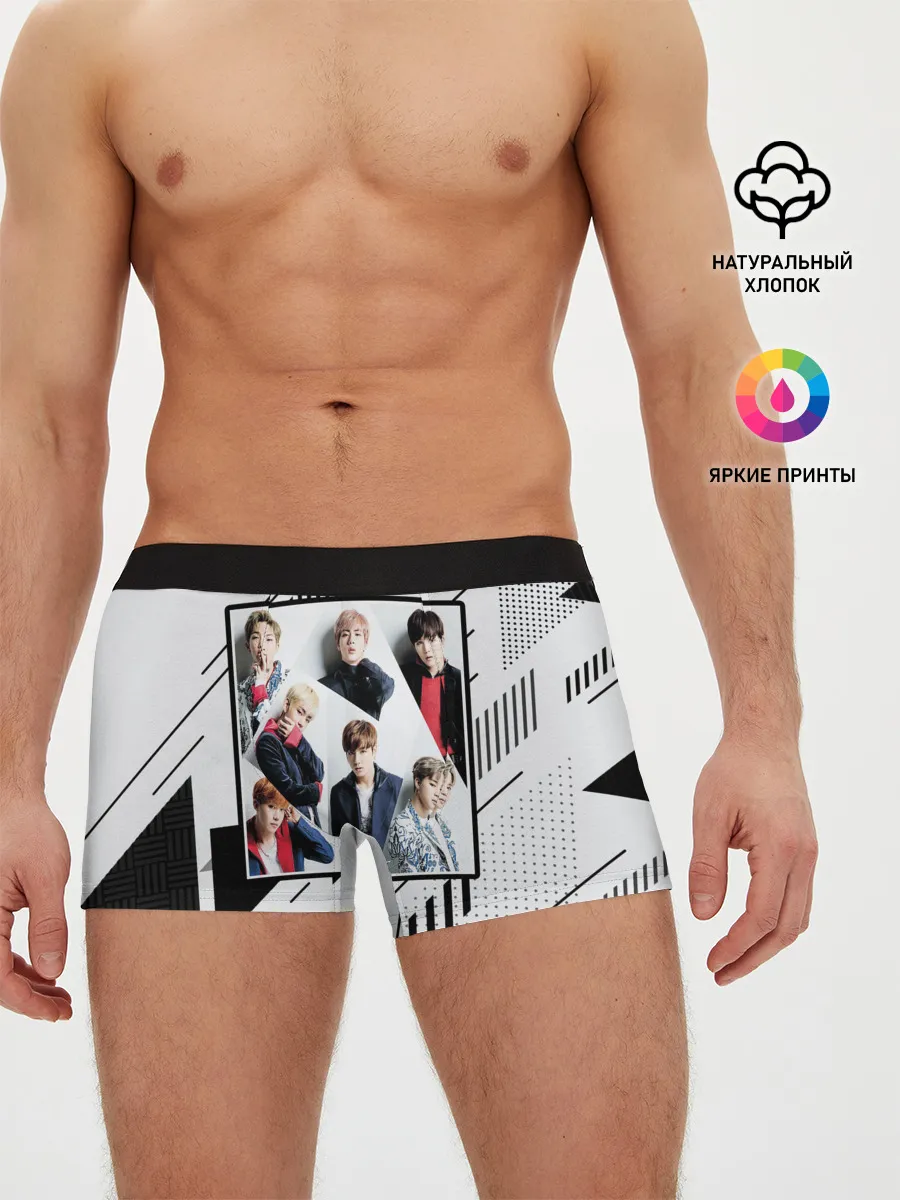 Мужские трусы боксеры / BTS