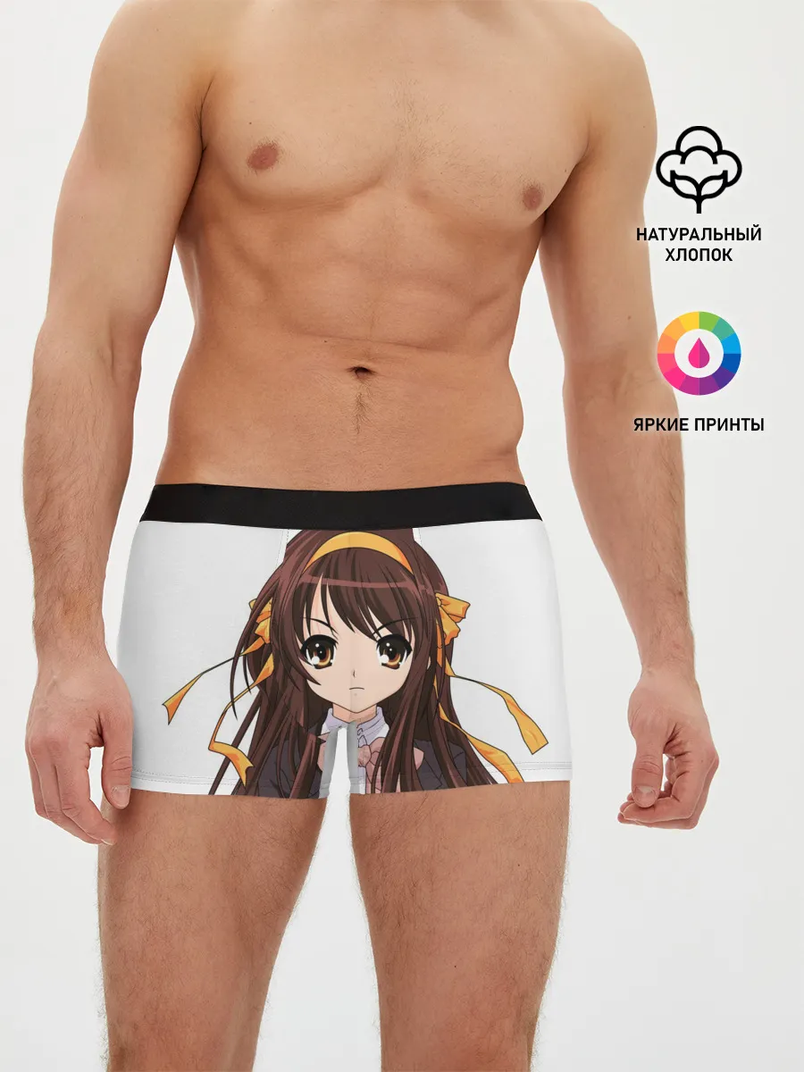 Мужские трусы боксеры / Харухи Судзумия