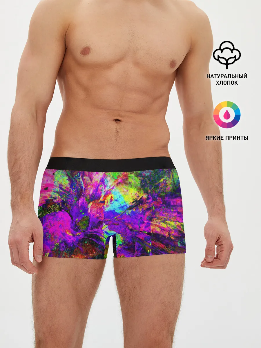 Мужские трусы боксеры / Буйство цвета