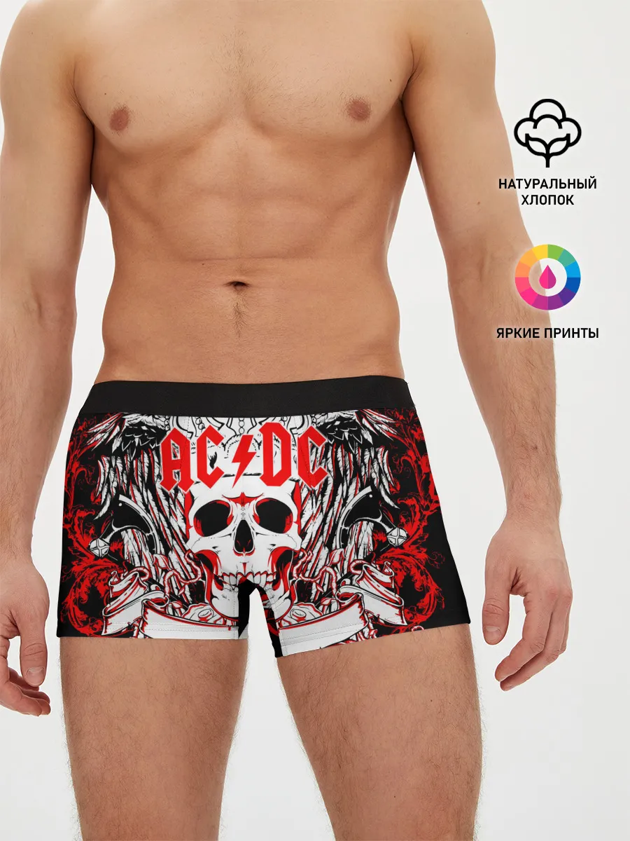 Мужские трусы боксеры / AC/DC
