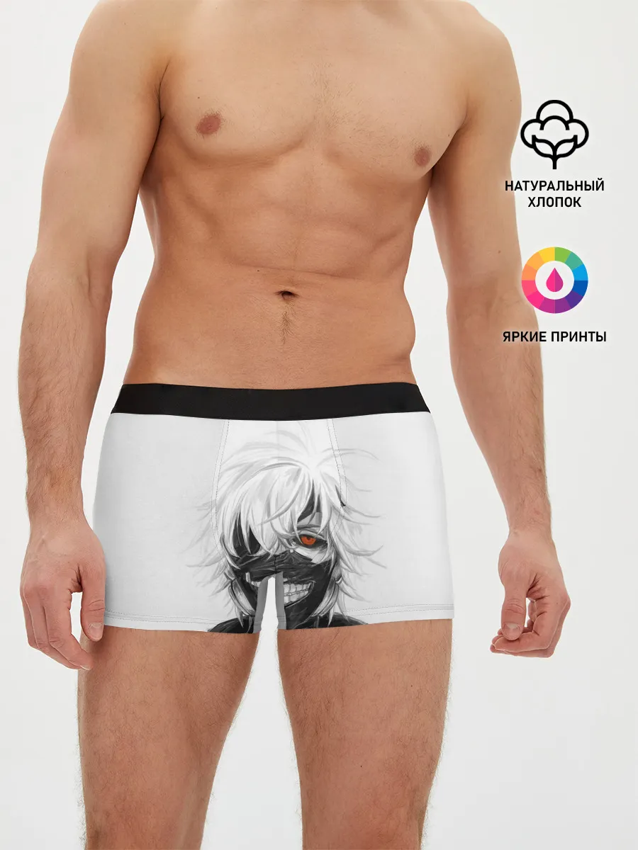 Мужские трусы боксеры / Kaneki Ken в анфас