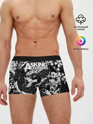 Мужские трусы боксеры / Asking Alexandria