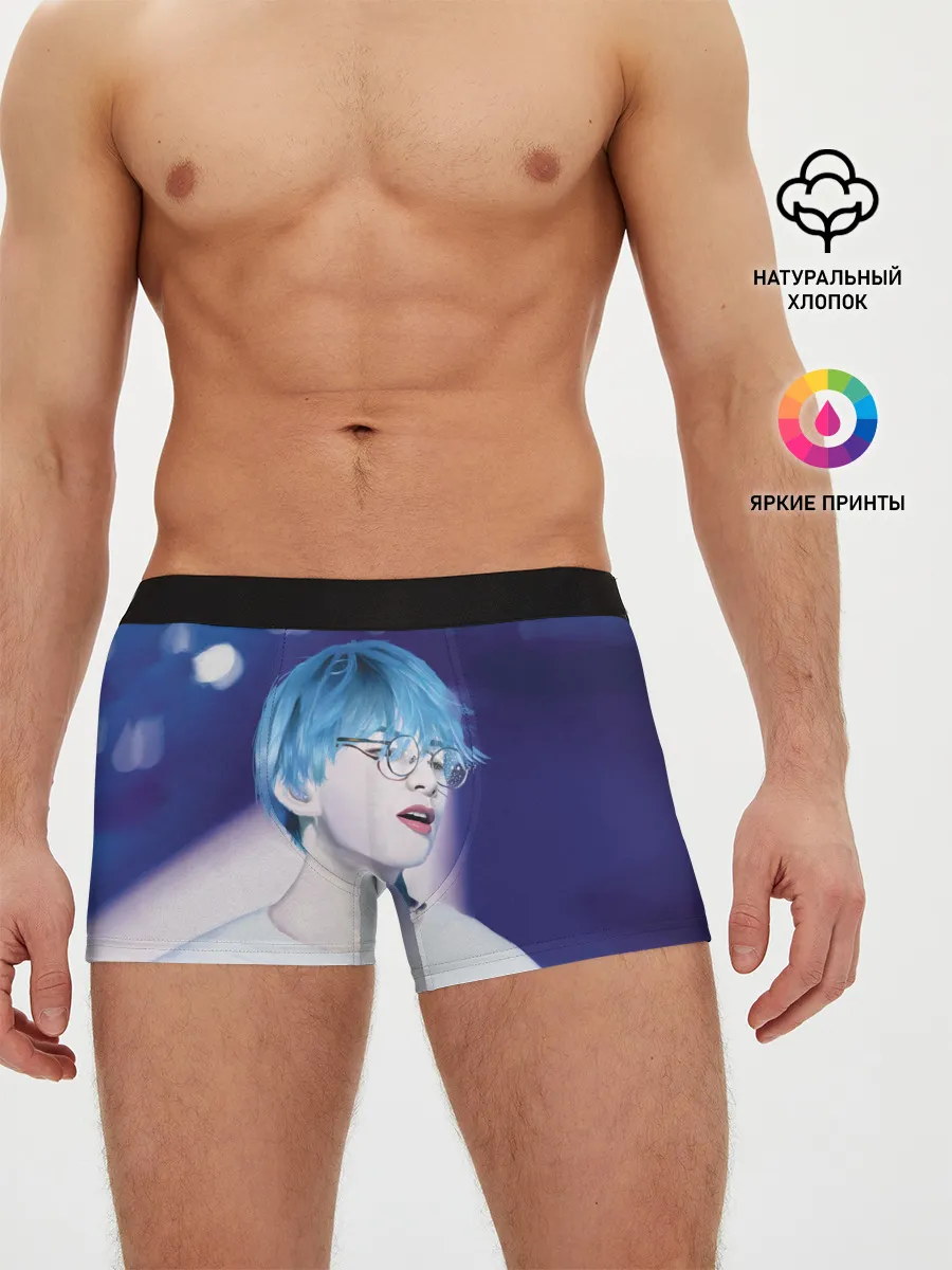 Мужские трусы боксеры / BTS Blue