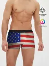 Мужские трусы боксеры / Американский флаг