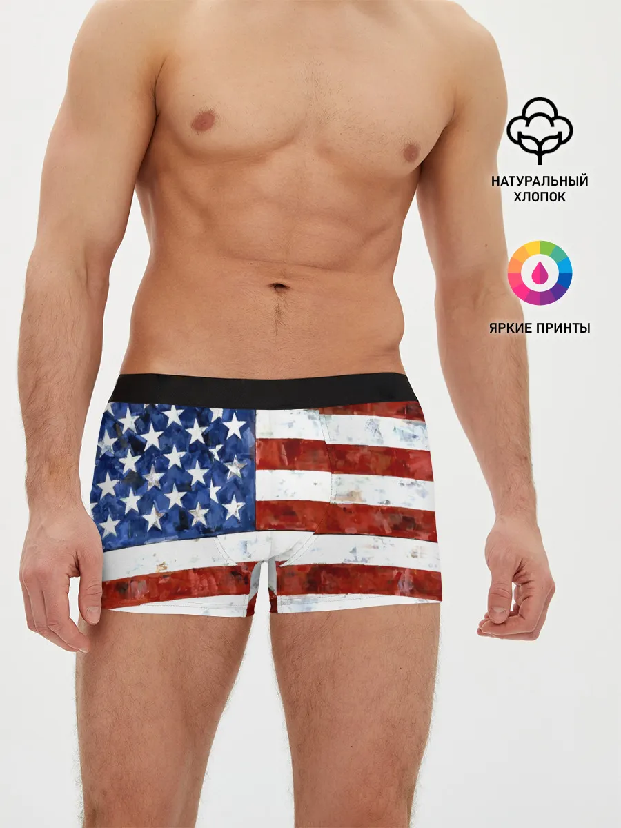 Мужские трусы боксеры / США ФЛАГ