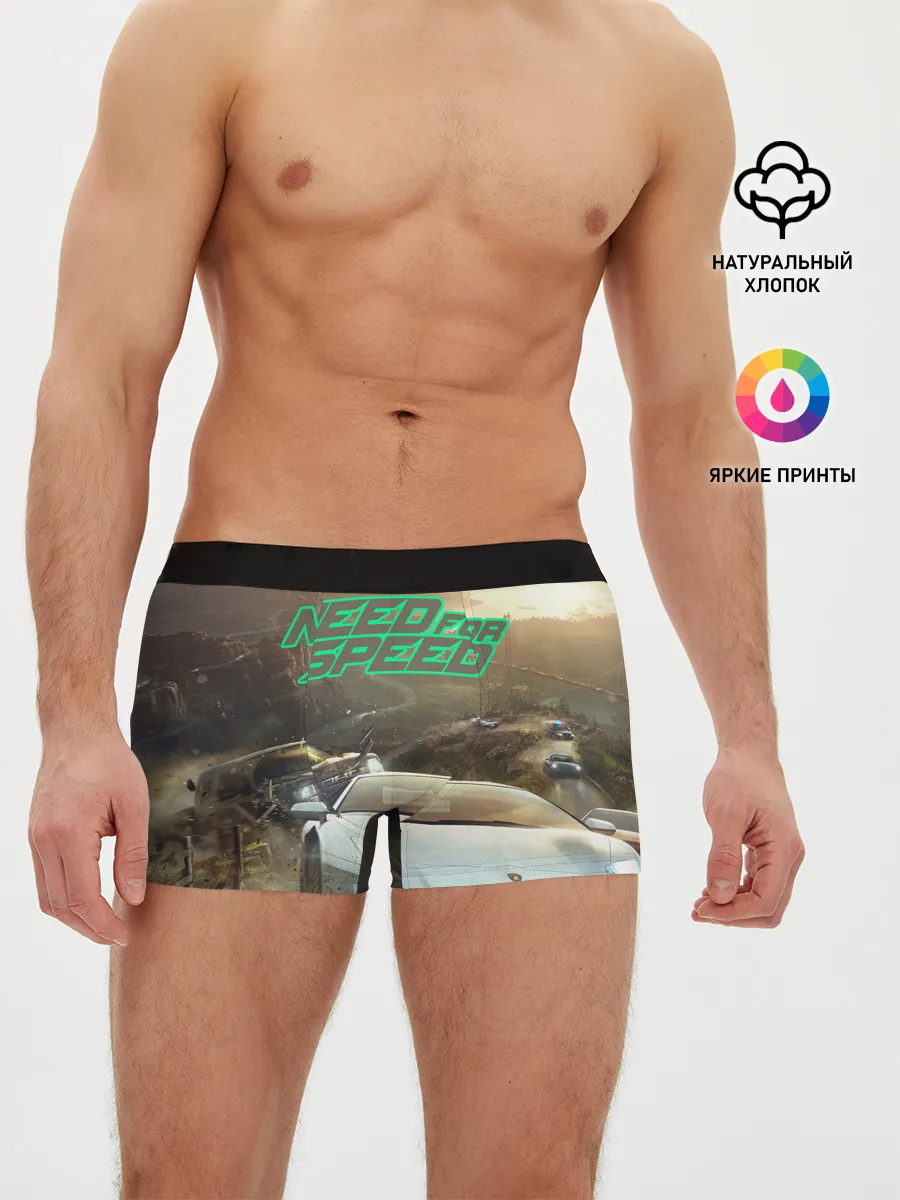 Мужские трусы боксеры / Need for Speed
