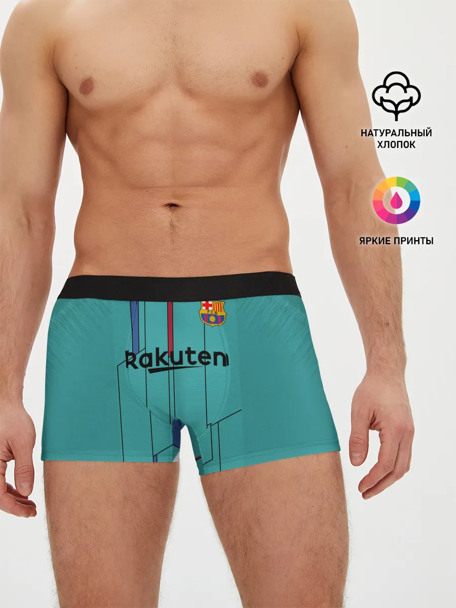 Мужские трусы боксеры / Messi away 19-20