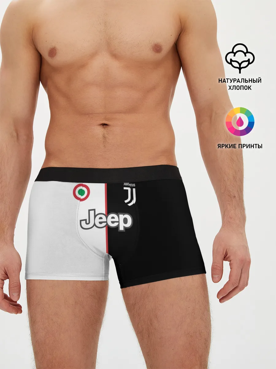 Мужские трусы боксеры / Ronaldo Juventus Home 19/20