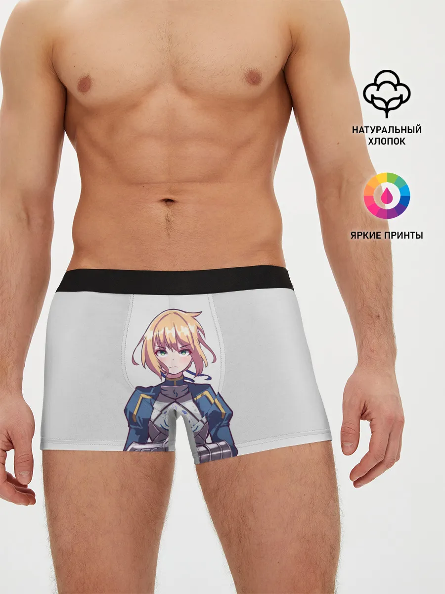 Мужские трусы боксеры / Девушка рыцарь