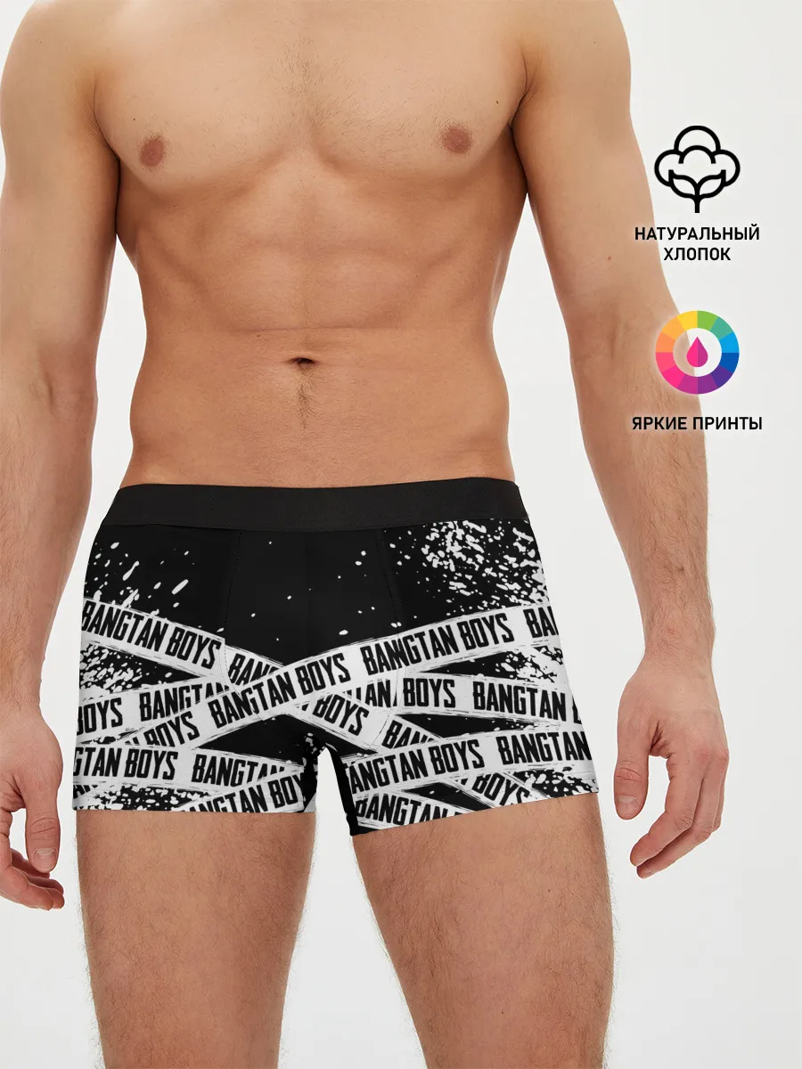 Мужские трусы боксеры / BTS / БТС