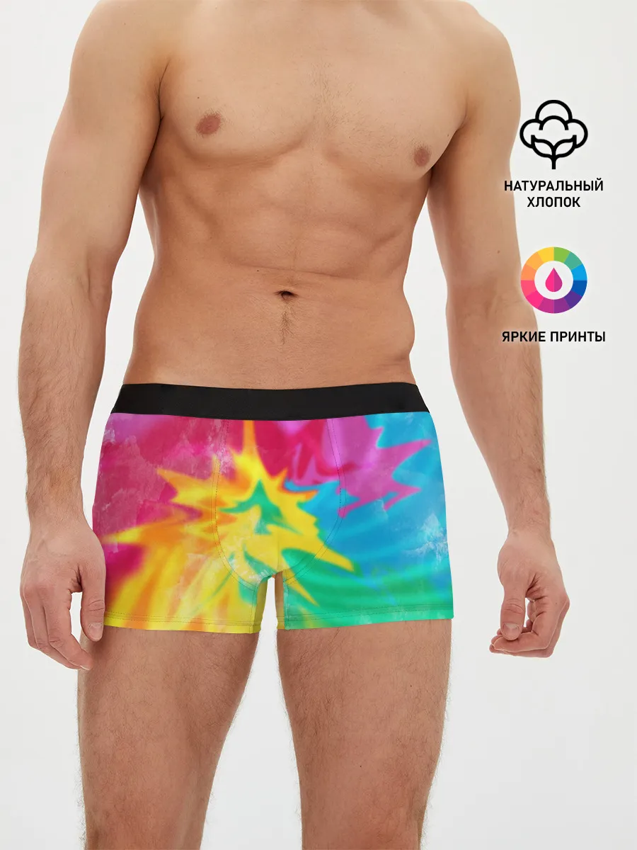 Мужские трусы боксеры / Tie-Dye
