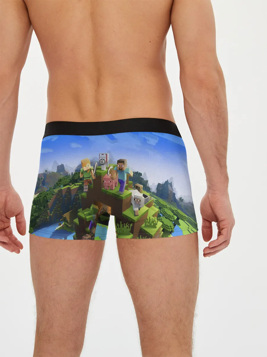 Мужские трусы боксеры / MINECRAFT