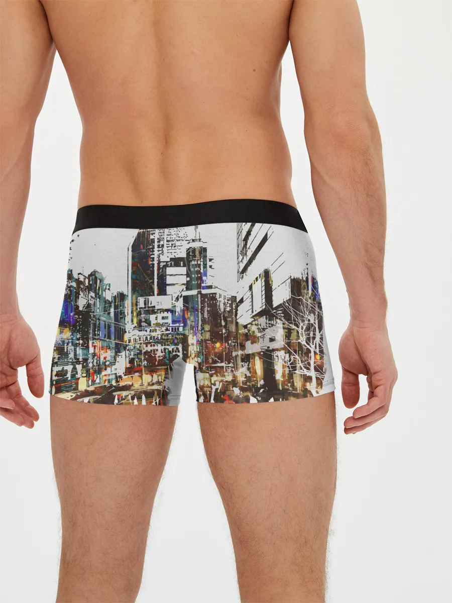 Мужские трусы боксеры / Мегаполис