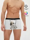Мужские трусы боксеры / Мопс в рюкзаке