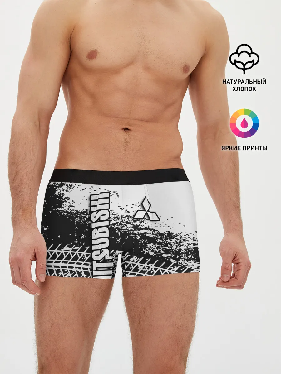 Мужские трусы боксеры / Mitsubishi