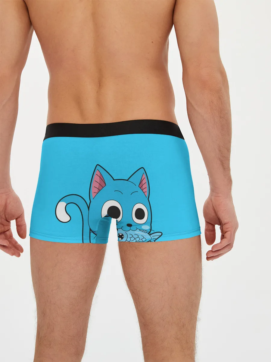 Мужские трусы боксеры / Happy cat