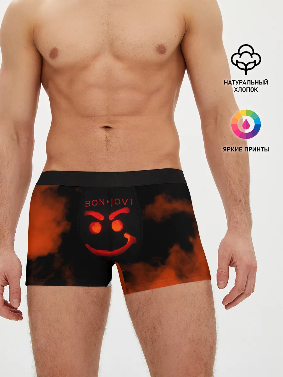 Мужские трусы боксеры / Bon Jovi