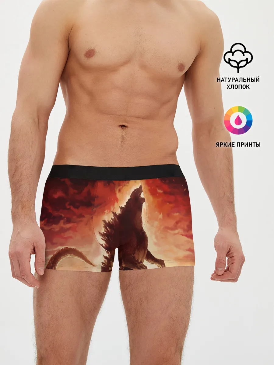 Мужские трусы боксеры / GODZILLA