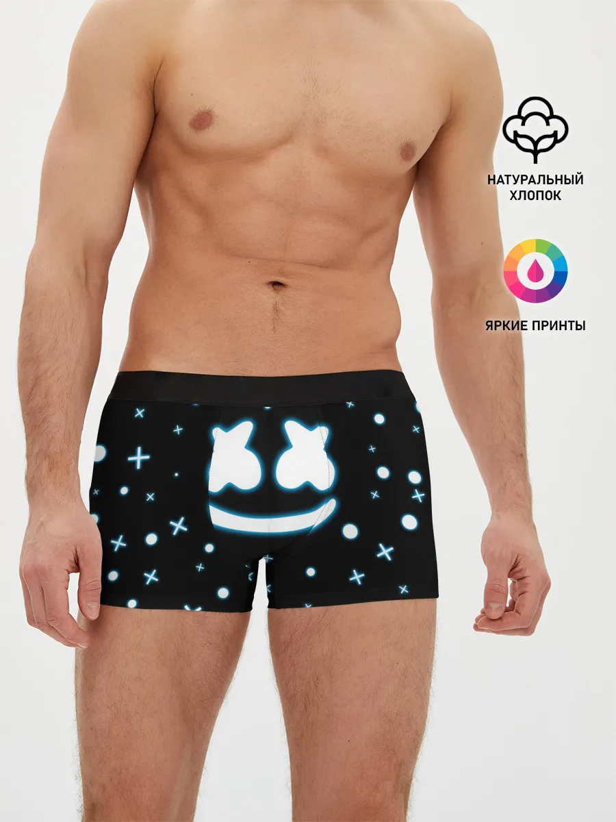 Мужские трусы боксеры / MARSHMELLO NEON
