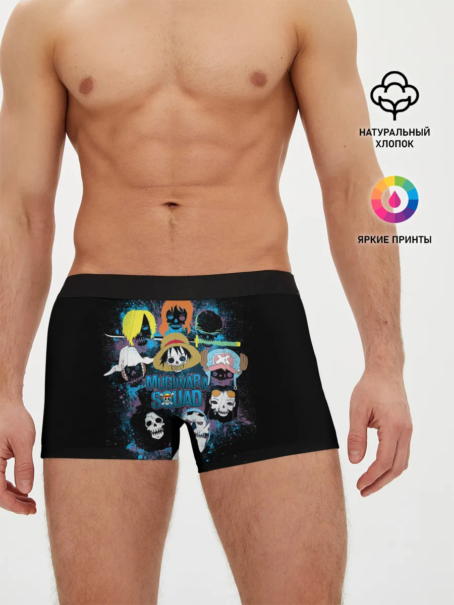 Мужские трусы боксеры / пираты One Piece