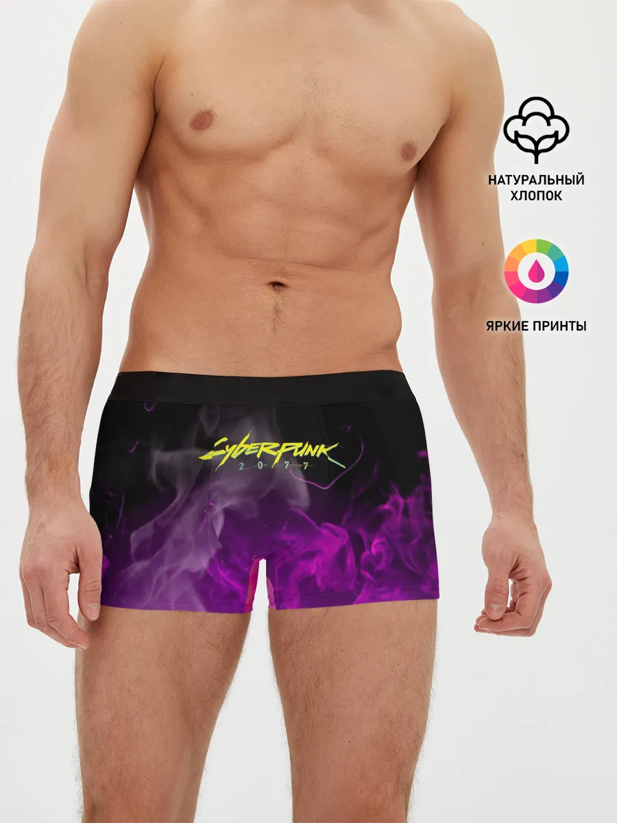 Мужские трусы боксеры / CYBERPUNK 2077
