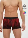 Мужские трусы боксеры / Red-n-black okto