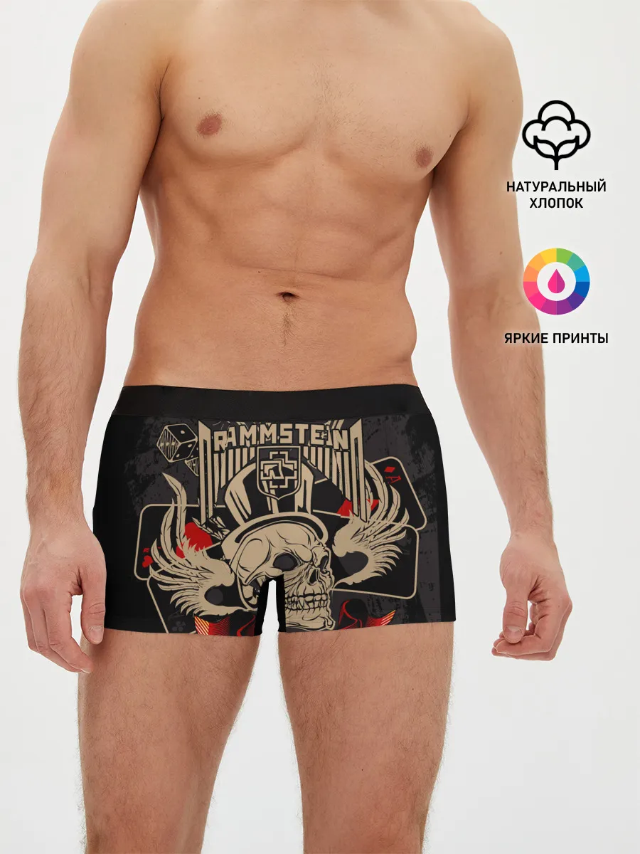 Мужские трусы боксеры / Rammstein