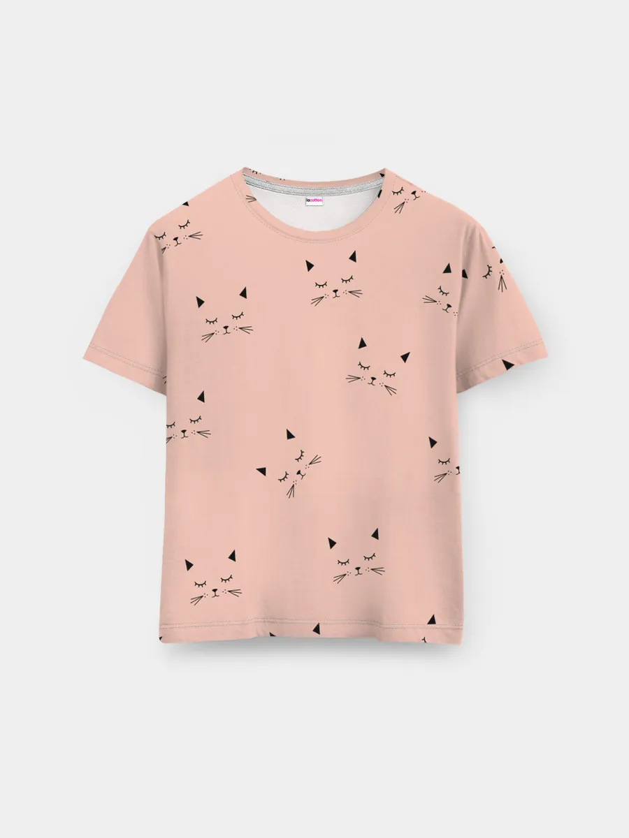 Мужская базовая футболка / Киски