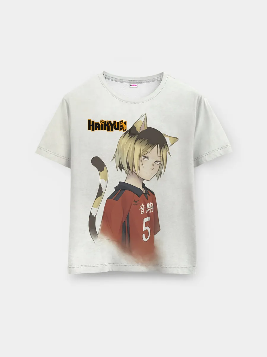 Мужская базовая футболка / Кенма Козуме | Haikyuu!!