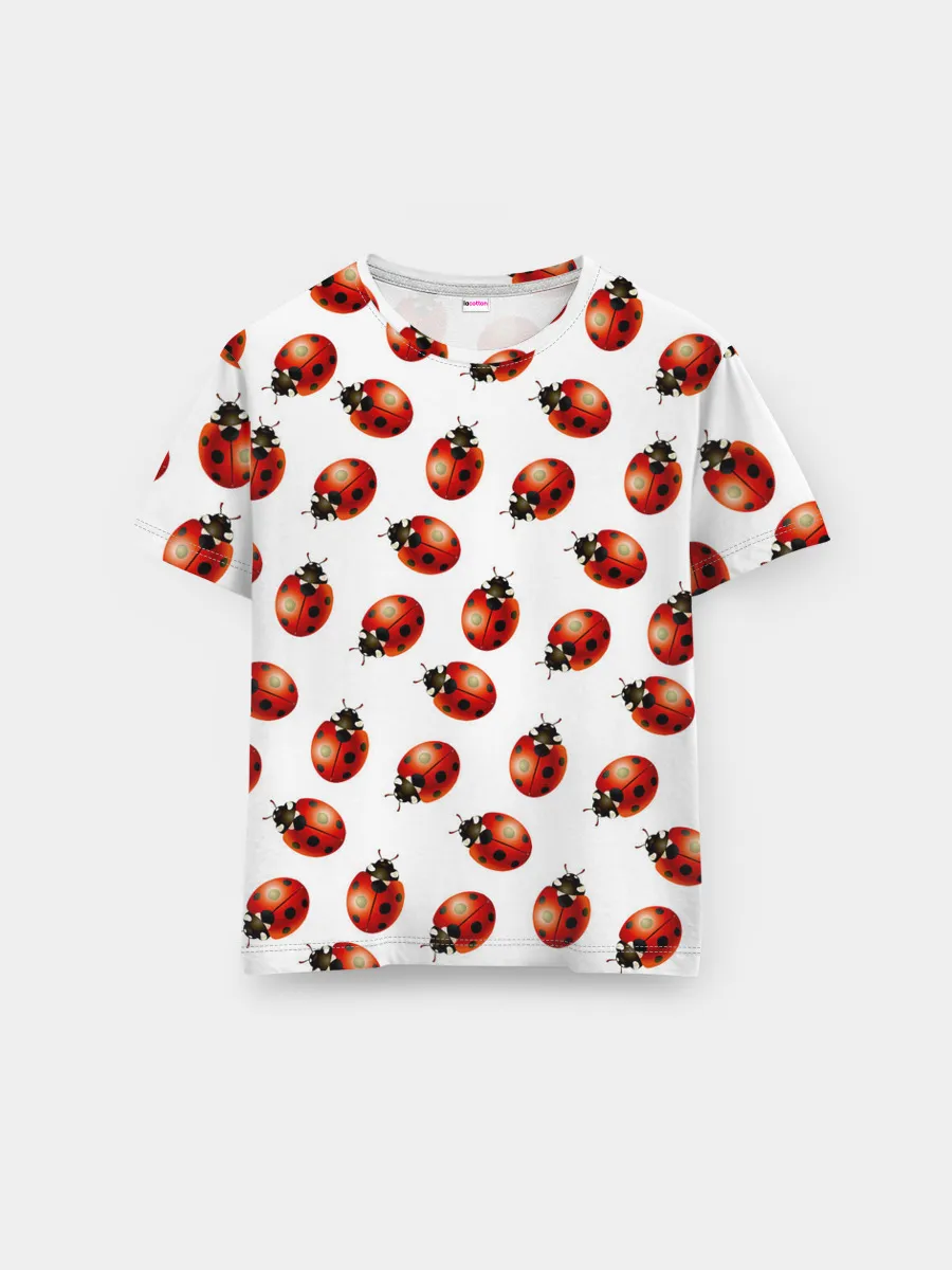 Мужская базовая футболка / Нашествие божьих коровок