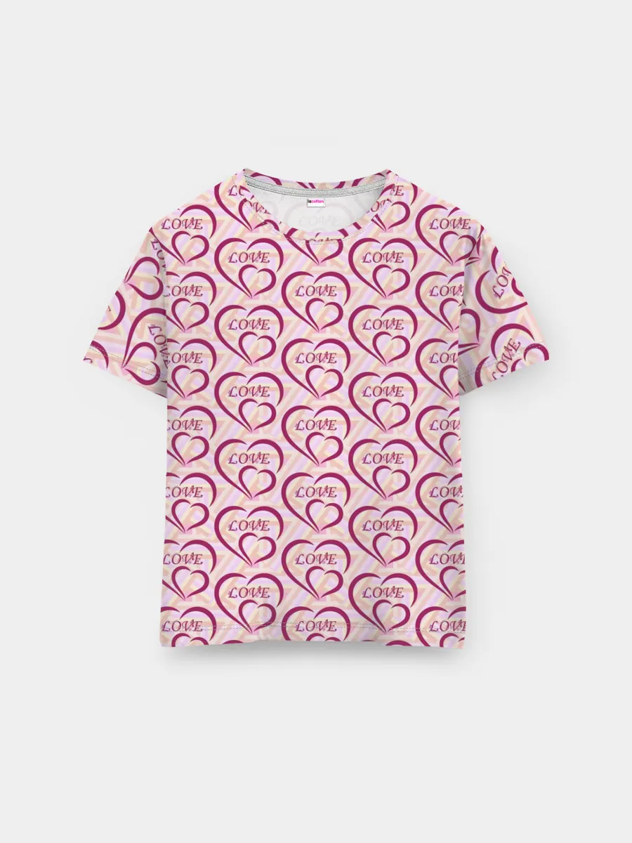 Мужская базовая футболка / Love