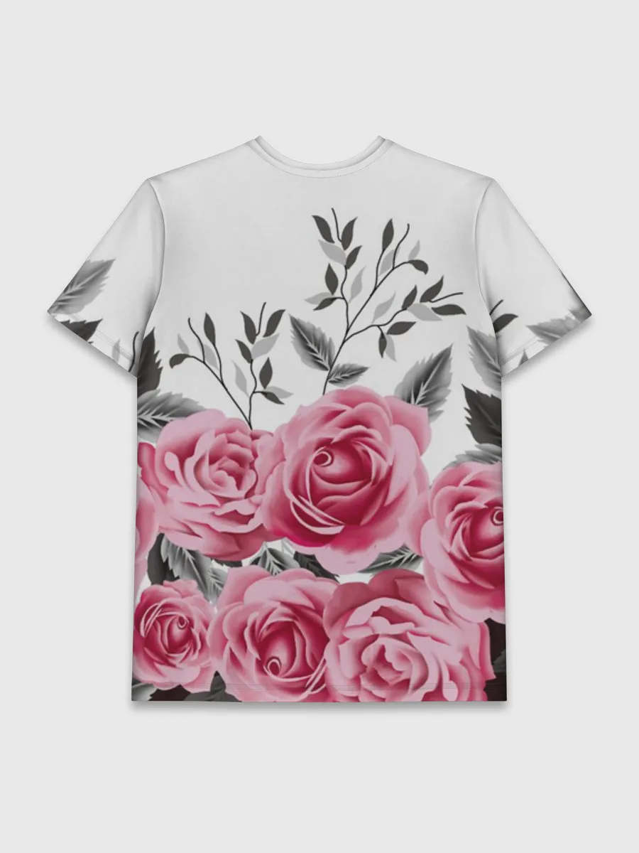 Мужская базовая футболка / Rose Trend