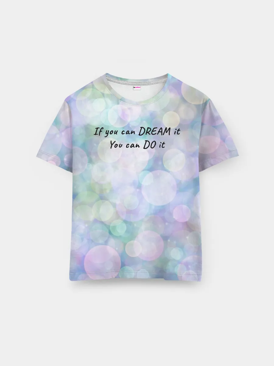 Мужская базовая футболка / Не мечтай - делай!