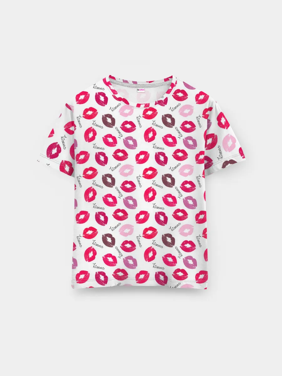 Мужская базовая футболка / Поцелуи