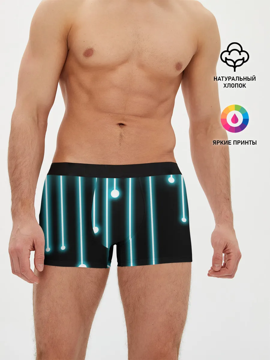 Мужские трусы боксеры / Неон