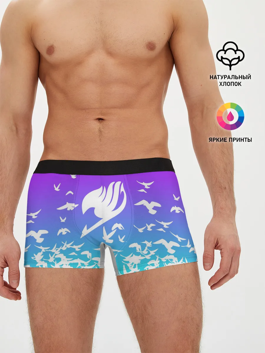 Мужские трусы боксеры / Фейри Тейл птички