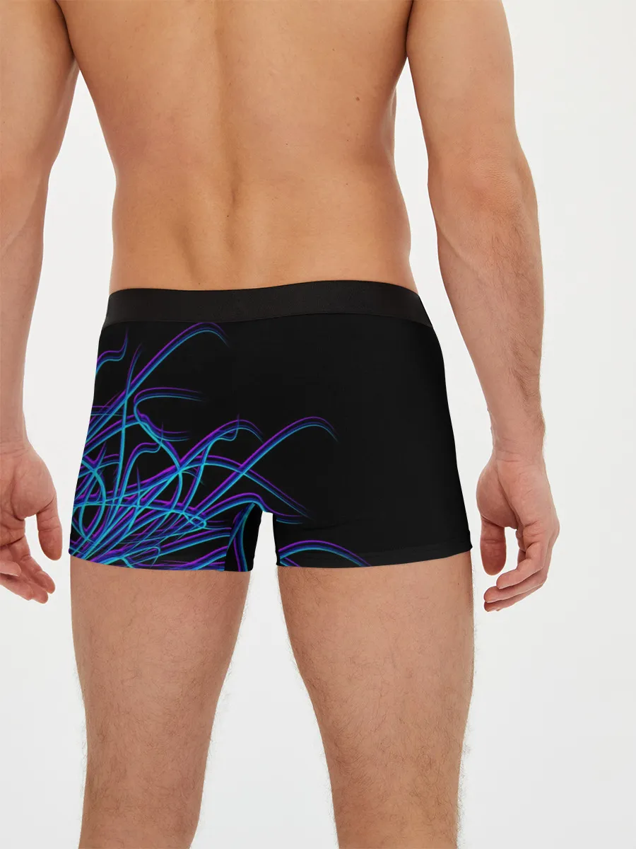 Мужские трусы боксеры / Неоновые Щупальцы